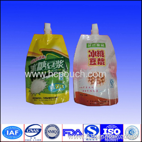 Recyclable Special Shaped Stand Up Spout Bag 